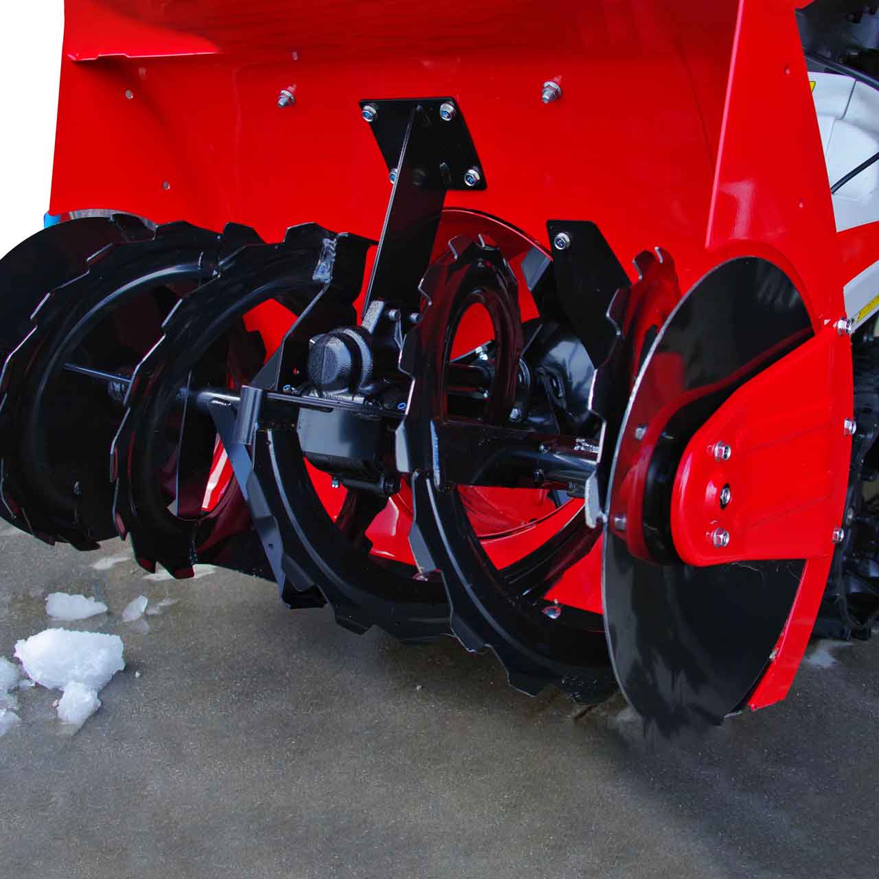 除雪機オーガ部分